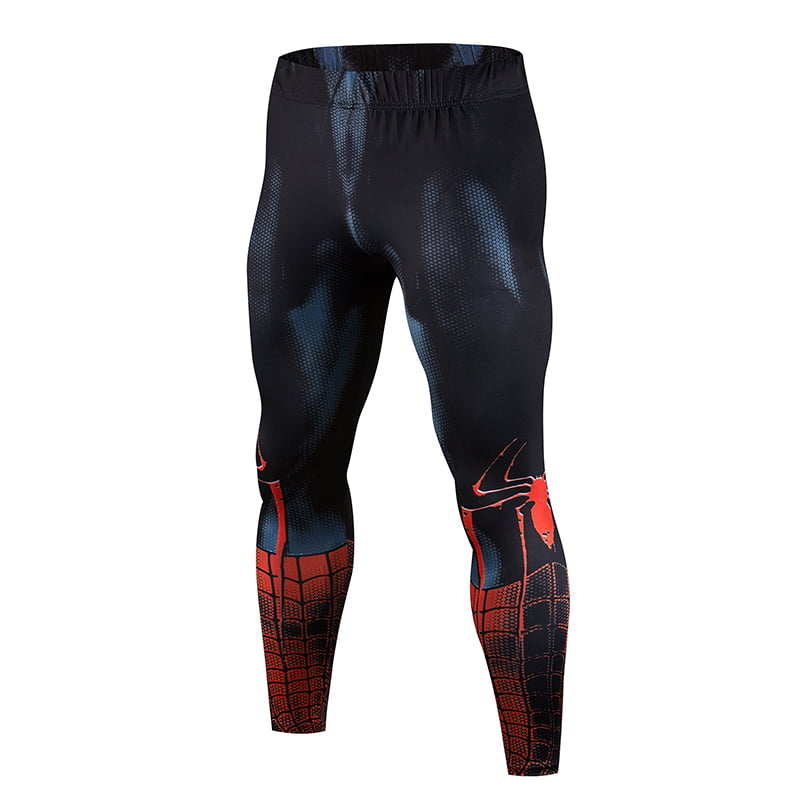 Spider-Man Compression Pants Full Body Fitness Running Skinny Fast ...